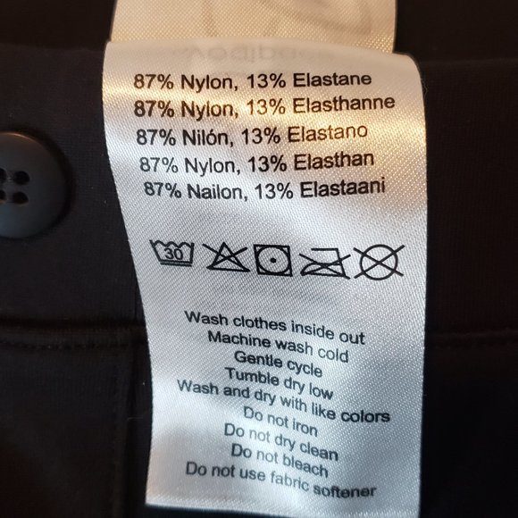 NWT Yogipace Pants Women's M Black Travel Golf Yoga Lounge Pants w/ Pockets - Picture 5 of 8